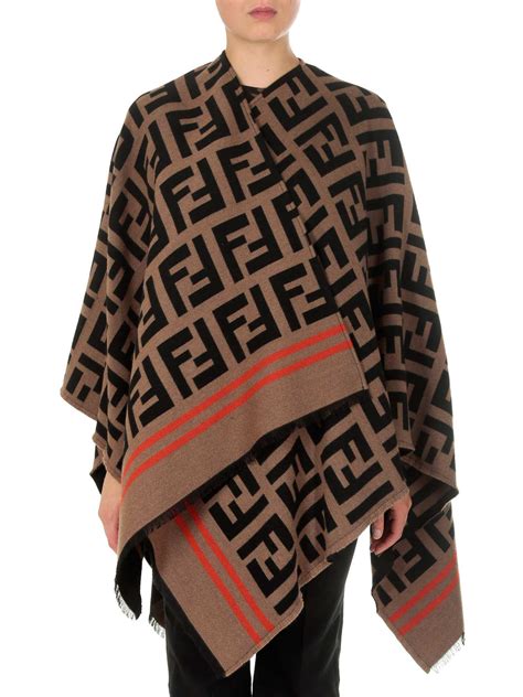 poncho fendi donna|fendi poncho dupe.